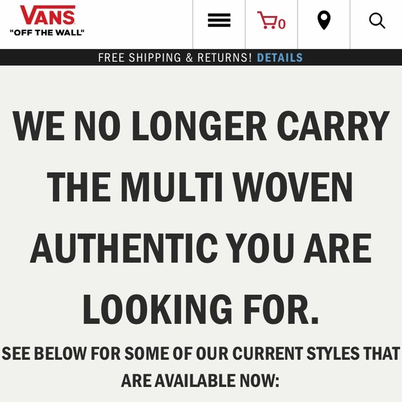 Vans Woven Check Authentic Sneakers - Picture 9 of 9